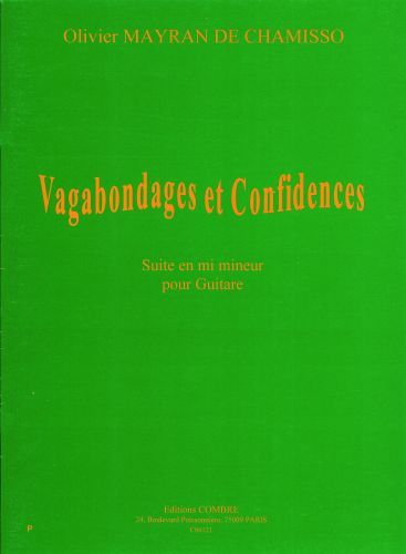 couverture Vagabondages et confidences - Suite en Mi Combre