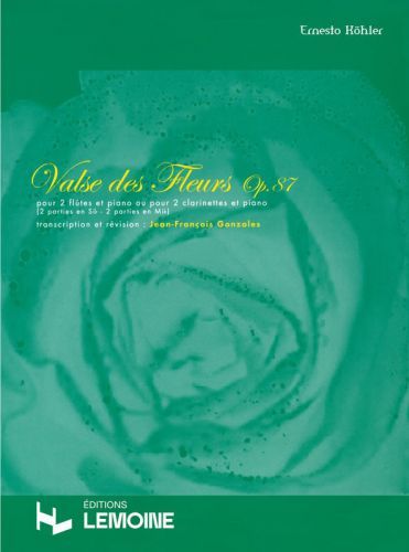 couverture Valses des fleurs Op.87 Editions Henry Lemoine