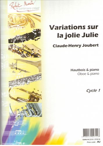 couverture Variations Sur la Jolie Julie Editions Robert Martin