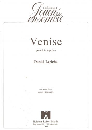 couverture Venise, 4 Trompettes Editions Robert Martin
