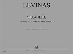 couverture Villanelle extr. de Nuits d't de H. Berlioz Editions Henry Lemoine