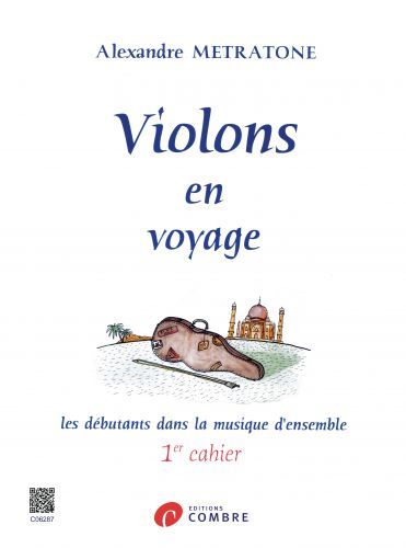 couverture Violons en voyage - 1 cahier Combre