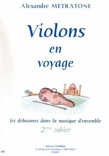 couverture Violons en voyage - 2 cahier Combre