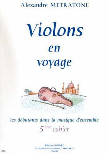 couverture Violons en voyage - 5 cahier Combre