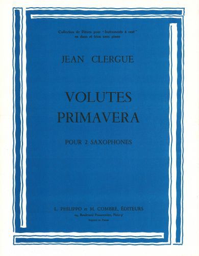 couverture Volutes - Primavera Combre