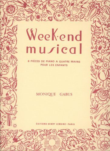 couverture Week-end musical Editions Henry Lemoine