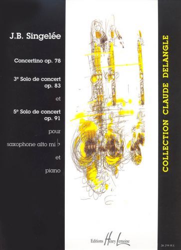 cover 3e et 5e Solos de concert / Concertino Op.78 Editions Henry Lemoine