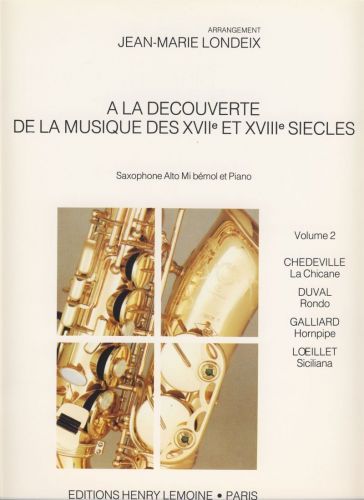 cover A La dcouverte de la musique des 17 et 18 sicles Vol.2 Editions Henry Lemoine