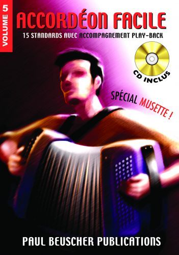 cover Accordon facile Vol.5 spcial musette Paul Beuscher