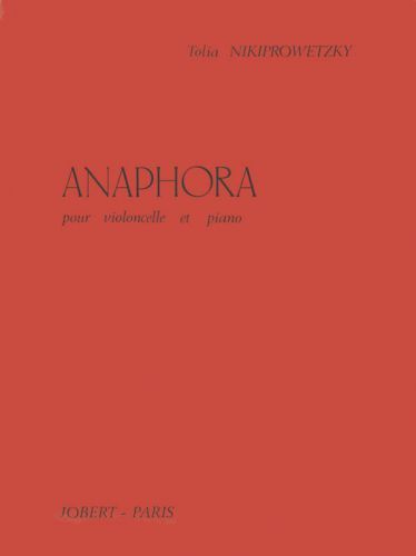 cover Anaphora Jobert