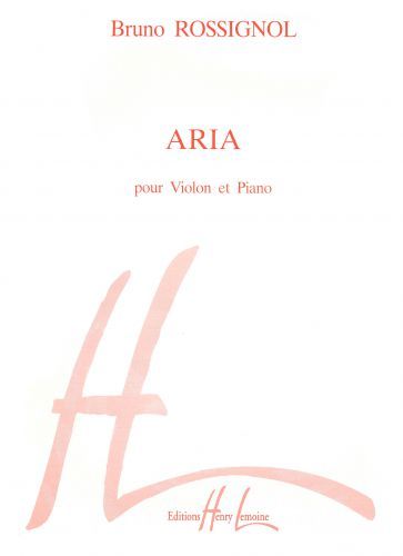 cover Aria Editions Henry Lemoine