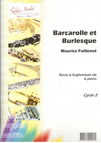 cover Barcarolle et Burlesque Editions Robert Martin