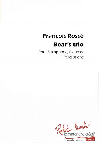cover Bear's trio Editions Robert Martin