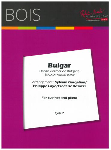 cover BULGAR musique klezmer Editions Robert Martin