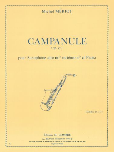 cover Campanule Op.33 Combre