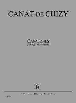 cover Canciones Editions Henry Lemoine