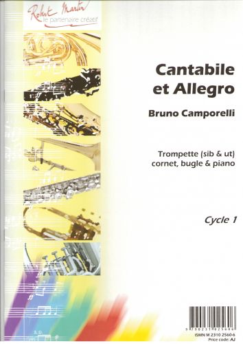 cover Cantabile et Allegro, Sib ou Ut Editions Robert Martin