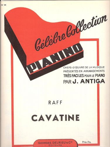 cover Cavatine - Pianino 84 Delrieu