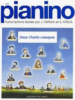 cover Chants cosaques (2) - Pianino 80 Delrieu