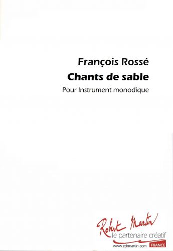 cover CHANTS DE SABLE Editions Robert Martin