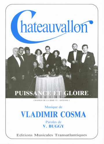 cover CHATEAUVALLON CHANT PIANO Editions Robert Martin