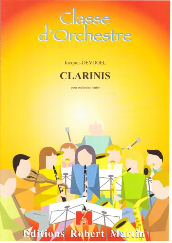 cover Clarinis, Clarinette Solo Editions Robert Martin