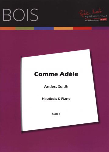 cover COMME ADELE Editions Robert Martin