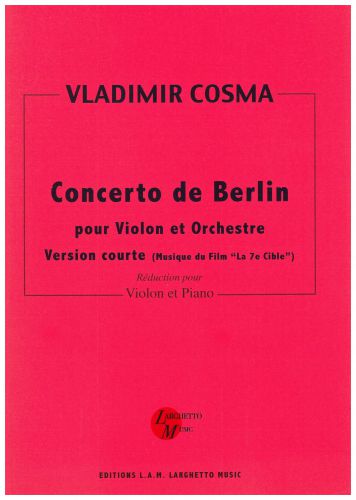 Les Musiques de Film de Vladimir Cosma 2 pour piano » partitions