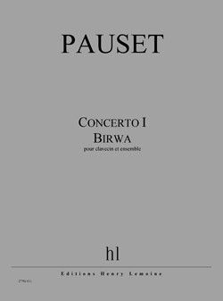 cover Concerto I - Birwa Editions Henry Lemoine