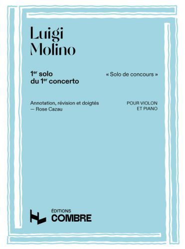 cover Concerto n1 : solo n1 Combre