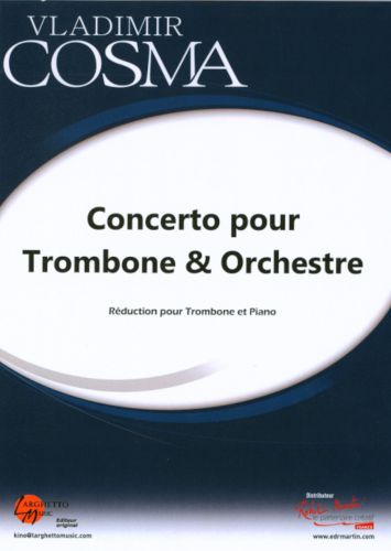 cover CONCERTO POUR TROMBONE ET ORCHESTRE Editions Robert Martin