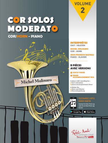 cover COR SOLOS MODERATO -  VOl.2 Editions Robert Martin