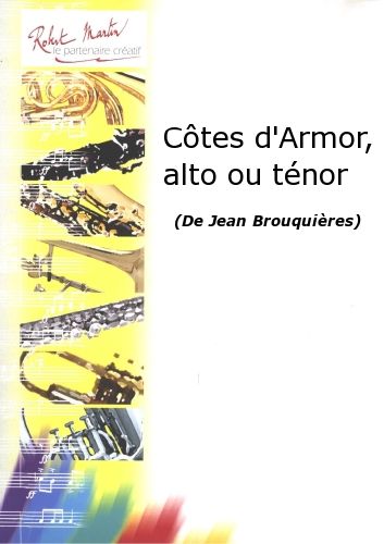 cover Ctes d'Armor, alto or tenor Editions Robert Martin