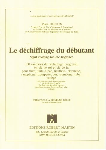cover Dchiffrage du Dbutant Editions Robert Martin