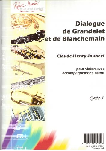 cover Dialogue de Grandelet et de Blanchemain Editions Robert Martin