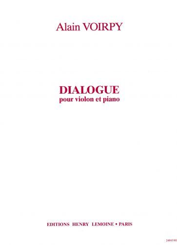 cover Dialogue Editions Henry Lemoine