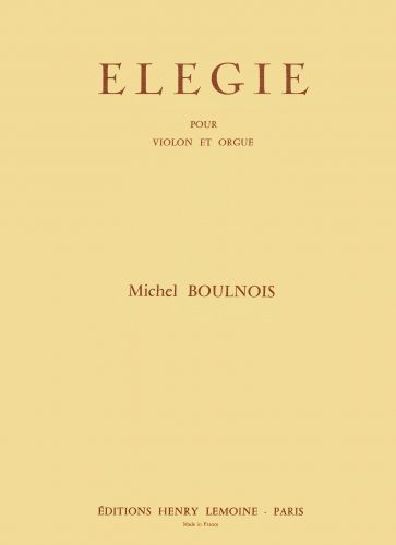 cover Elgie Editions Henry Lemoine