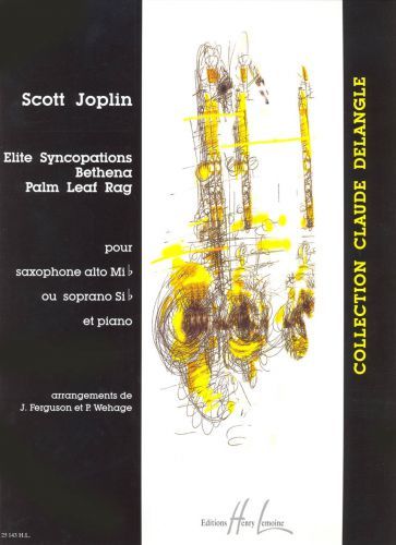 cover Elite syncopations / Bethena / Palm Leaf Rag Editions Henry Lemoine