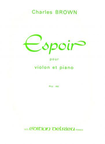 cover Espoir Delrieu