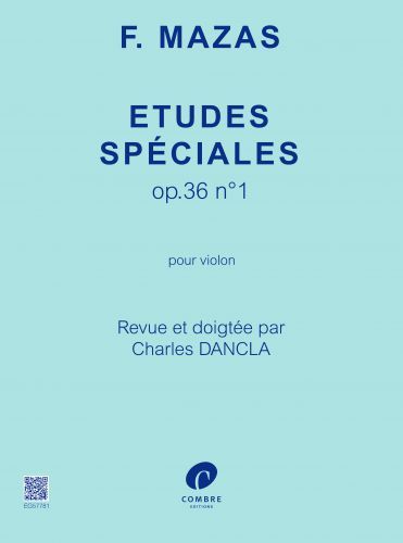 cover Etudes spciales Op.36 n1 Combre