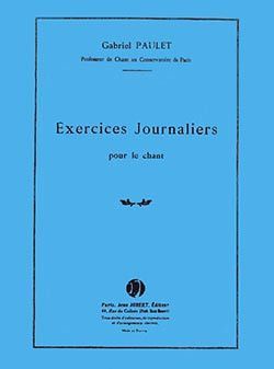 cover Exercices journaliers pour le chant Jobert