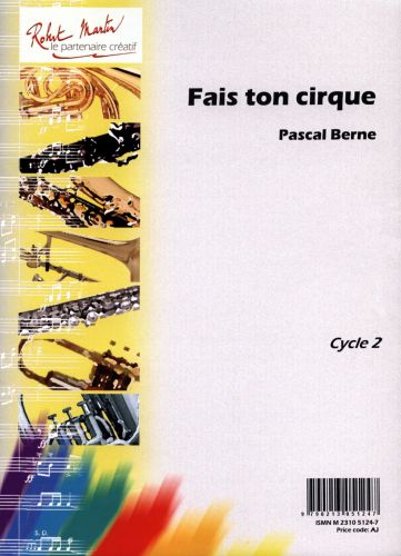 cover Fais Ton Cirque Saxophone Tenor Editions Robert Martin