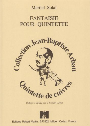 cover Fantaisie Pour Quintette Editions Robert Martin