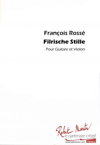 cover FIRISCHE STILLE pour GUITARE ET VIOLON Editions Robert Martin
