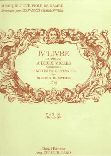 cover Fourth book rooms in two viols Editions Robert Martin