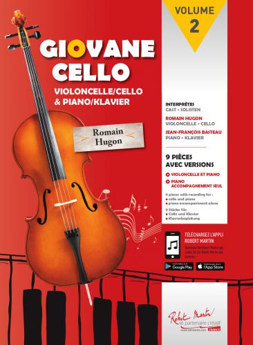 cover GIOVANE CELLO Volume 2 Editions Robert Martin
