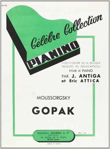 cover Gopak - Pianino 85 Delrieu