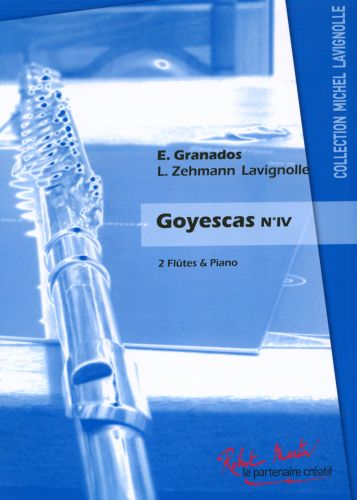 cover GOYESCAS IV 2 flutes et piano Editions Robert Martin