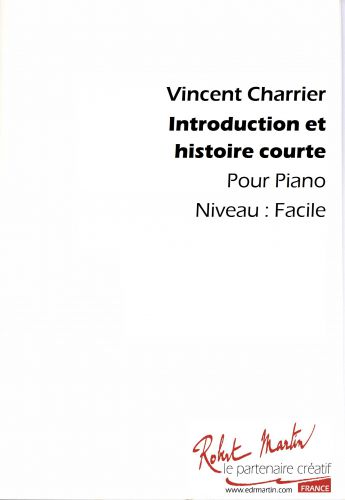 cover INTRODUCTION ET HISTOIRE COURTE Editions Robert Martin