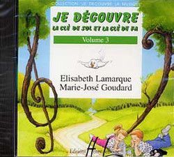 cover Je dcouvre la cl de Sol et Fa Vol.3 CD seul Editions Henry Lemoine